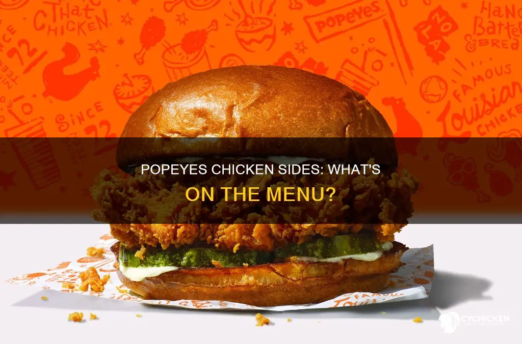 what are the sides that come with popeyes chicken