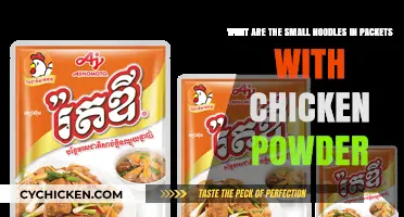 Instant Noodles: Chicken-Flavored Comfort in a Packet
