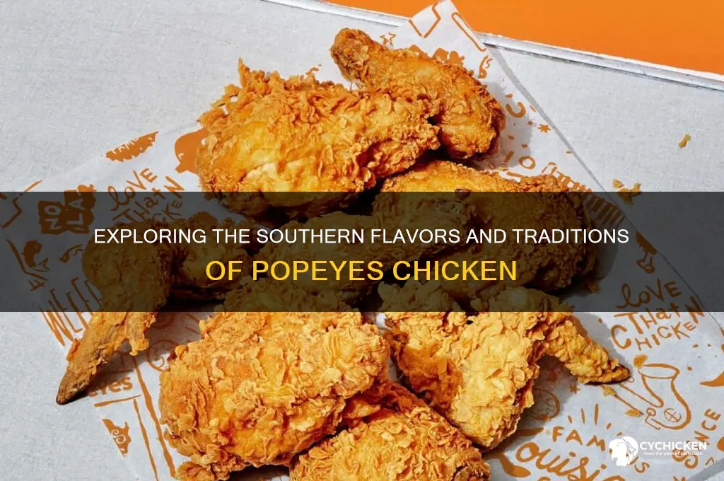 what are the southern aspects of popeyes chicken