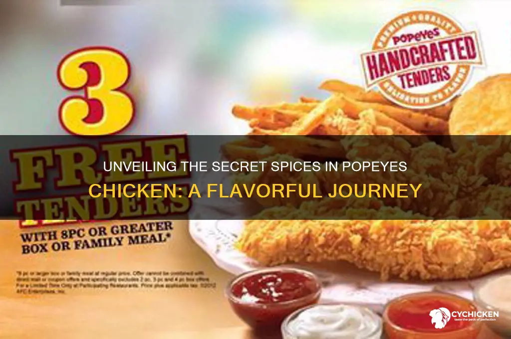 what are the spices in popeyes chicken