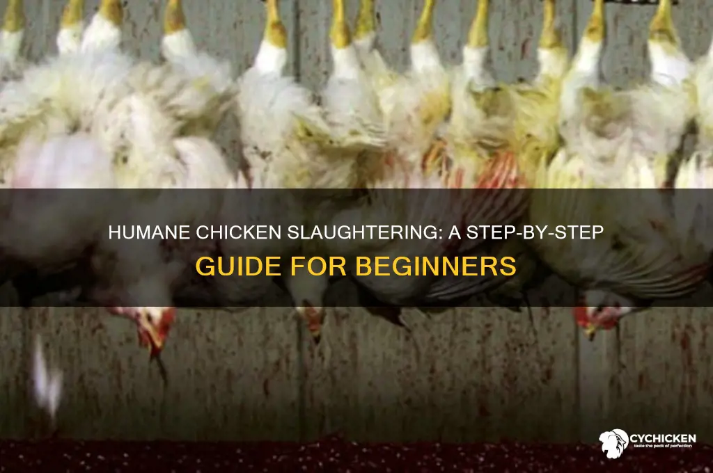 what are the steps in slaughtering a chicken