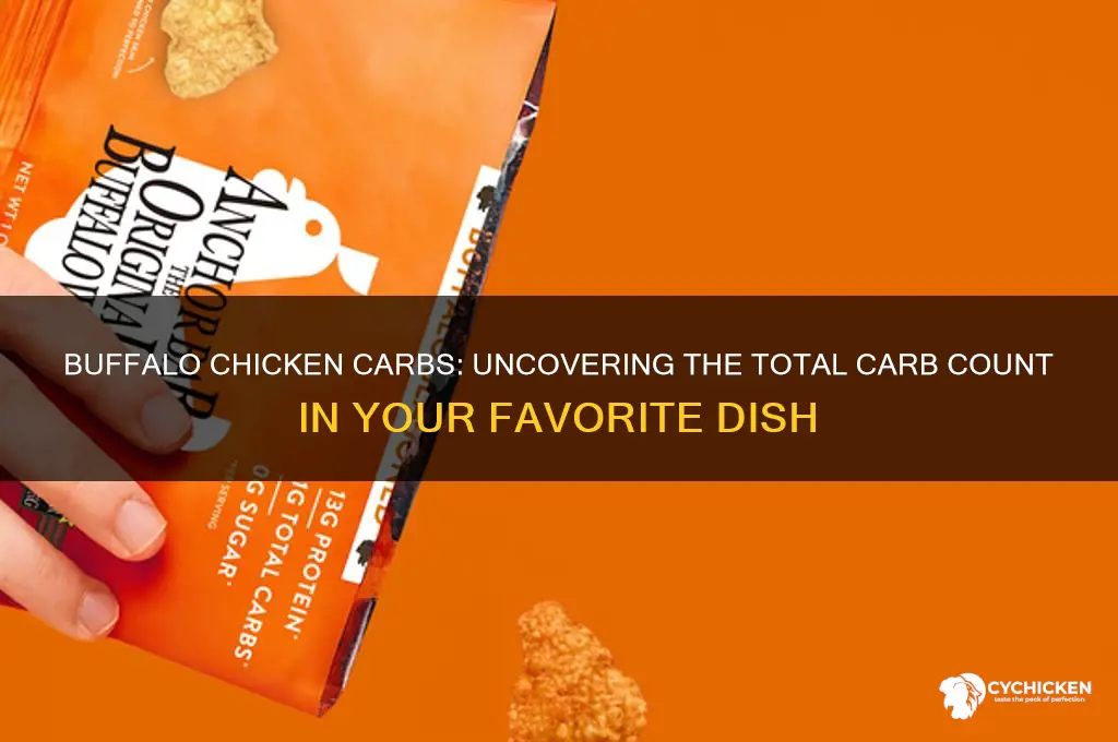 what are the total carbs on buffalo chicken