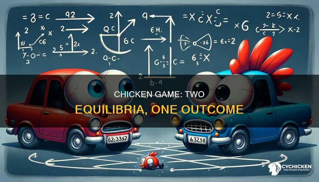 what are the two equilibria in the chicken game