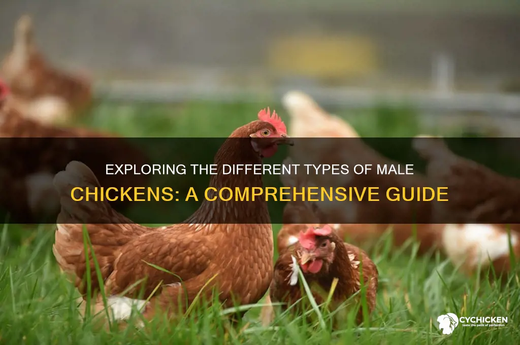what are the type of male chicken