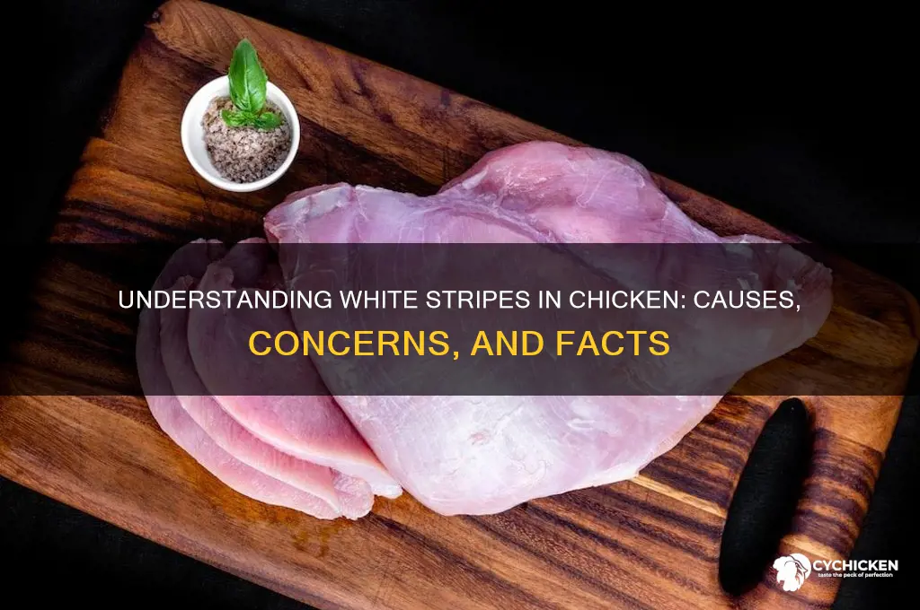 what are the white stripes in chicken