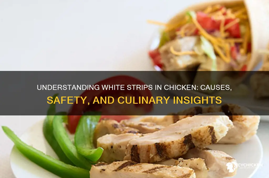 what are the white strips in chicken