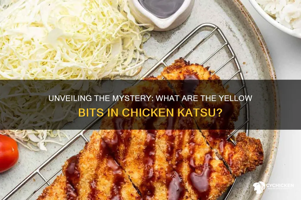 what are the yellow bit in chicken katsu
