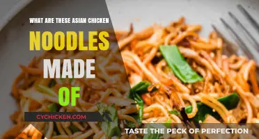 Unveiling the Ingredients in Authentic Asian Chicken Noodle Delicacies