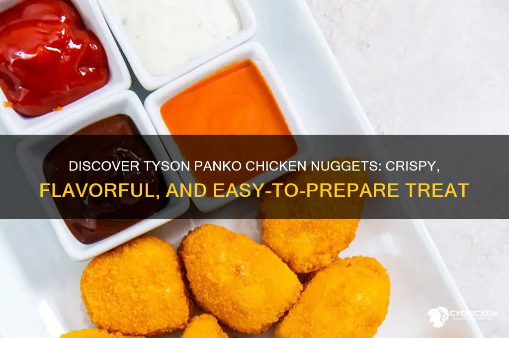 what are tyson panko chicken nuggets