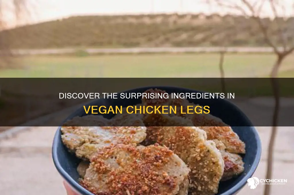 what are vegan chicken legs made of