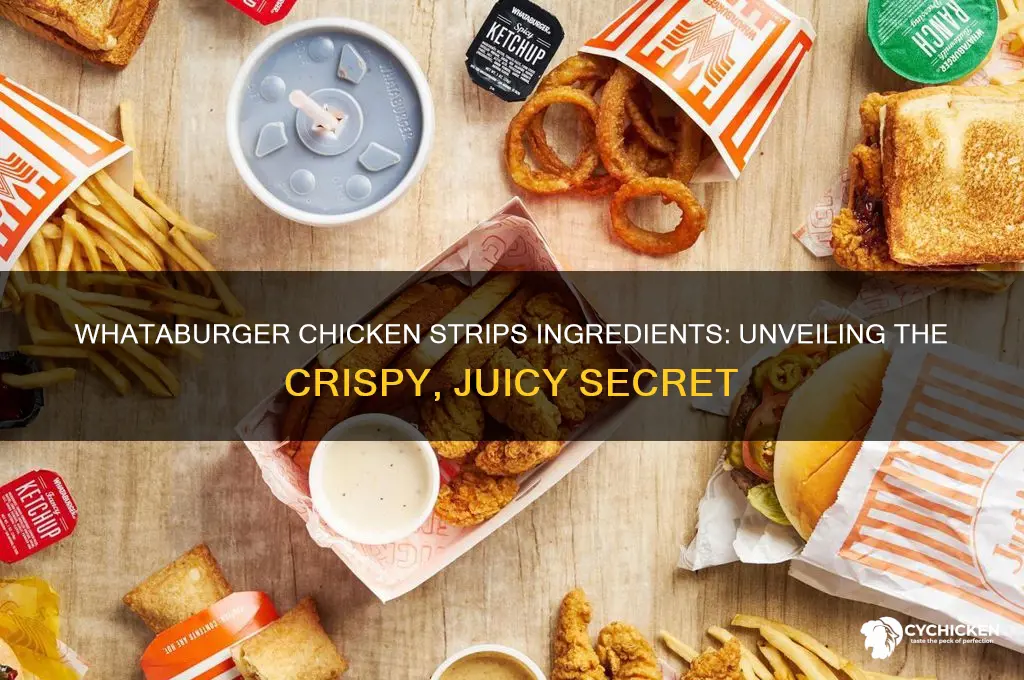 what are whataburger chicken strips made of