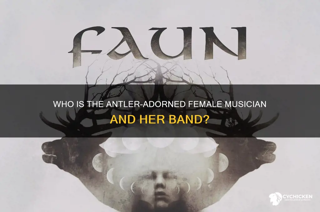 what band has the chick with the antlers