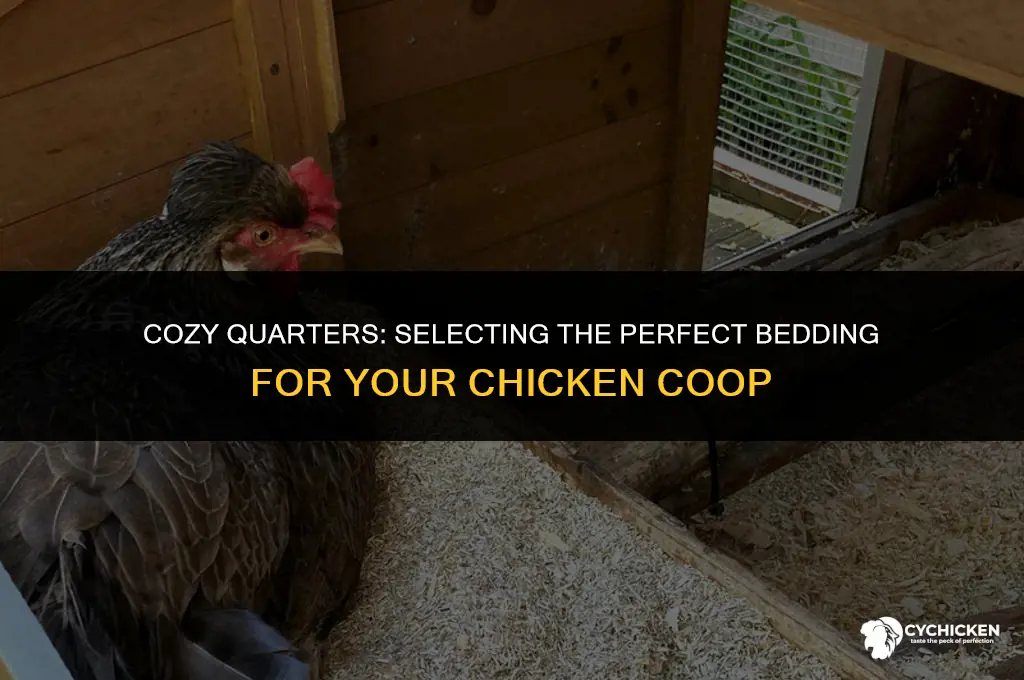 what bedding do i put in a chicken coop
