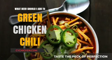 Craft Beer Ideas for Green Chicken Chili