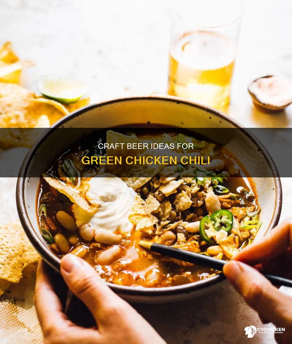 what beer should i add to green chicken chili