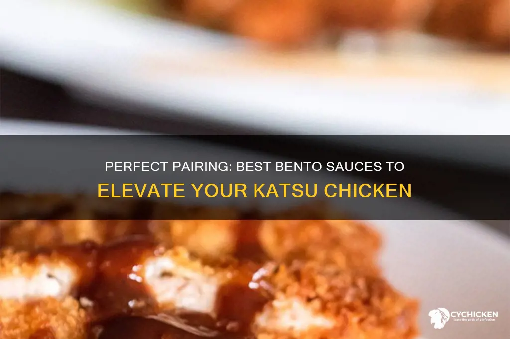 what bento sauce goes with katsu chicken