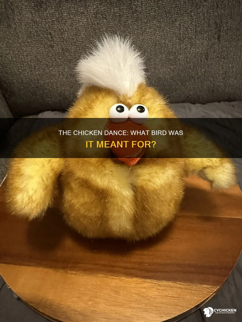 what bird was the chicken dance supposed to be called