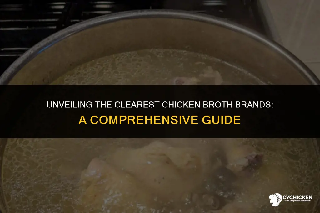 what brand of chicken broth is clear