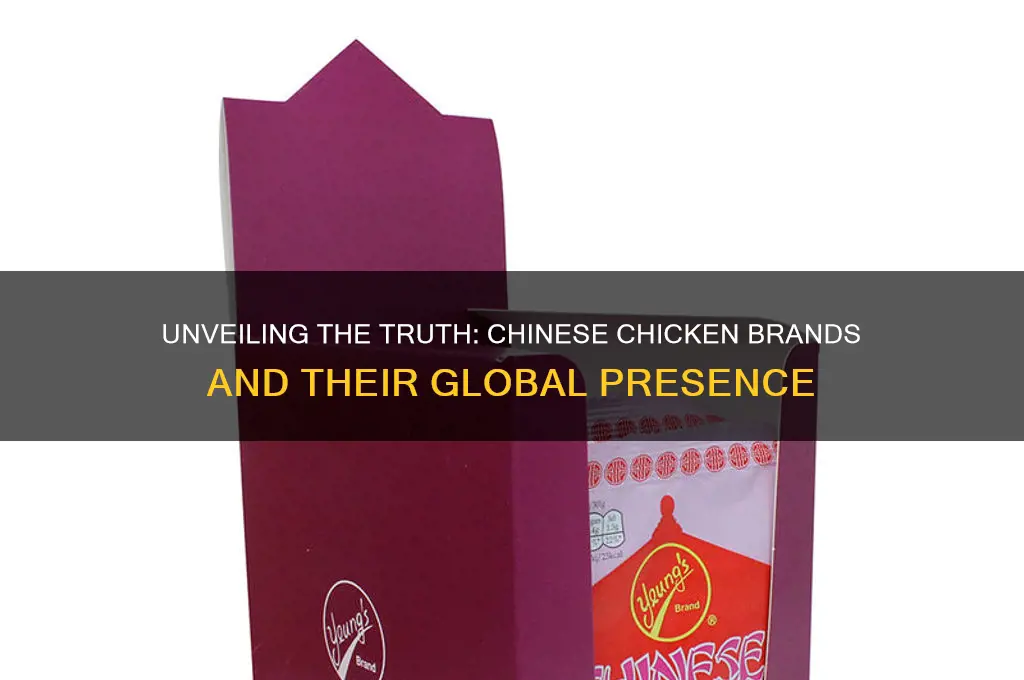 what brand of chicken comes from china