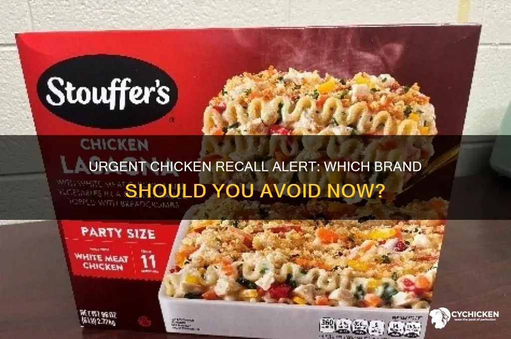 what brand of chicken has been recalled