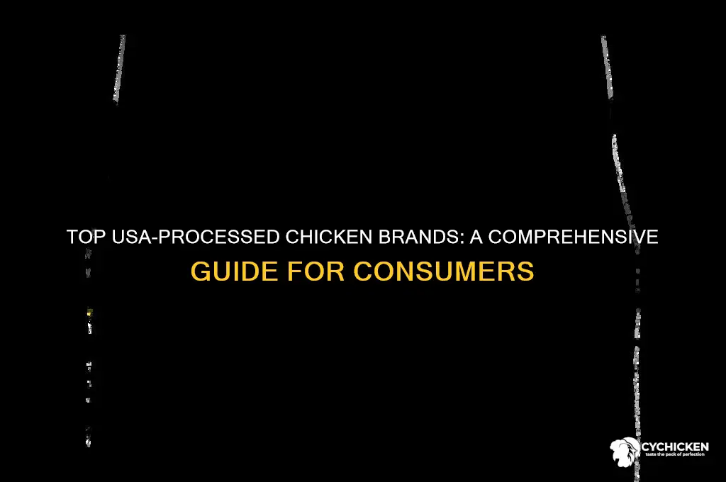 what brands of chicken are processed in usa