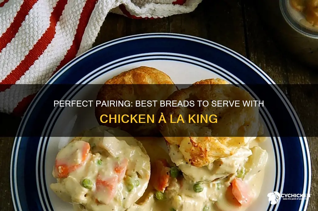 what bread with chicken a la king