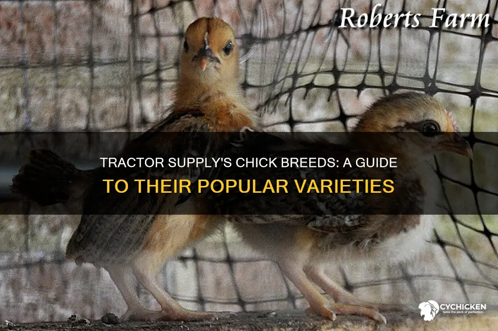 what breed chicks does tractor supply sell