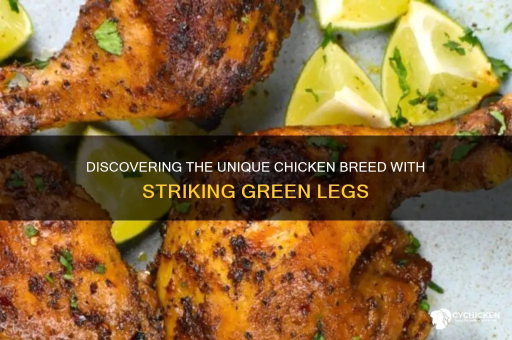what breed of chicken has green legs