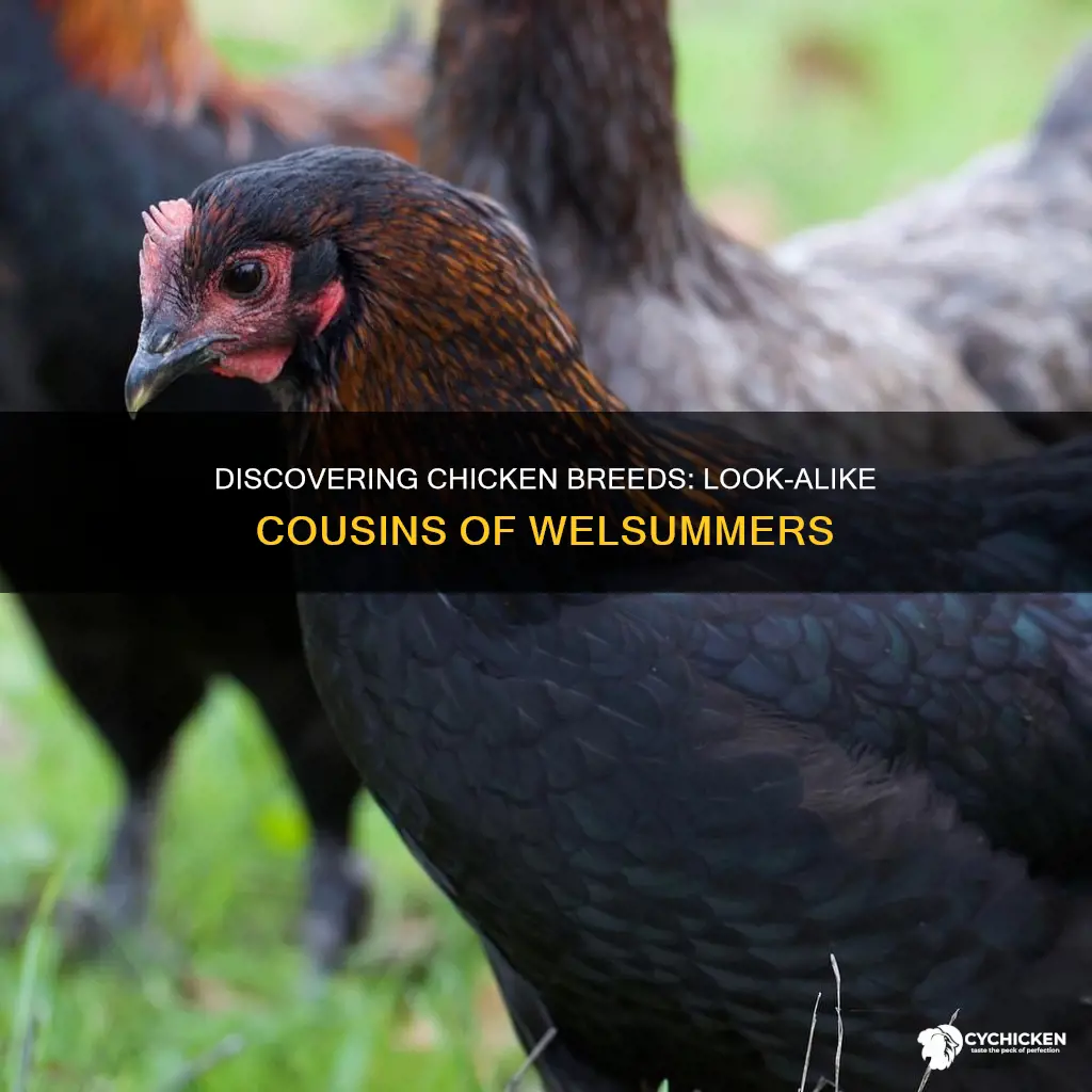 what breed of chicken looks similar to a welsummer