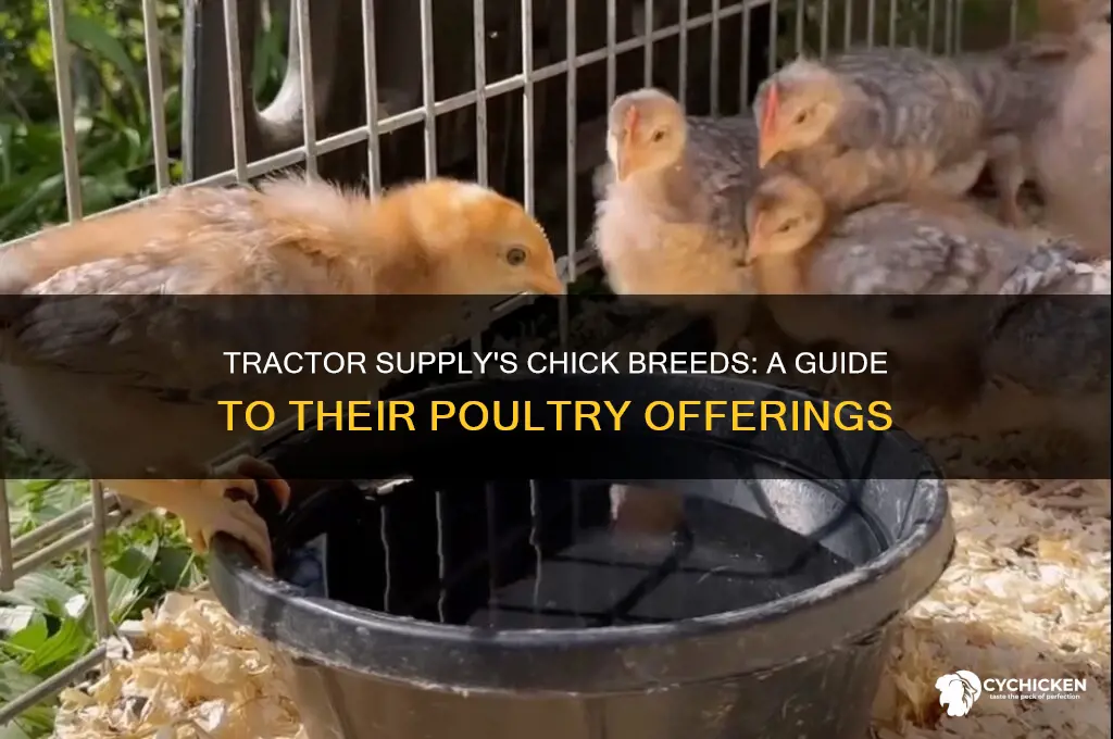 what breed of chicks does tractor supply sell