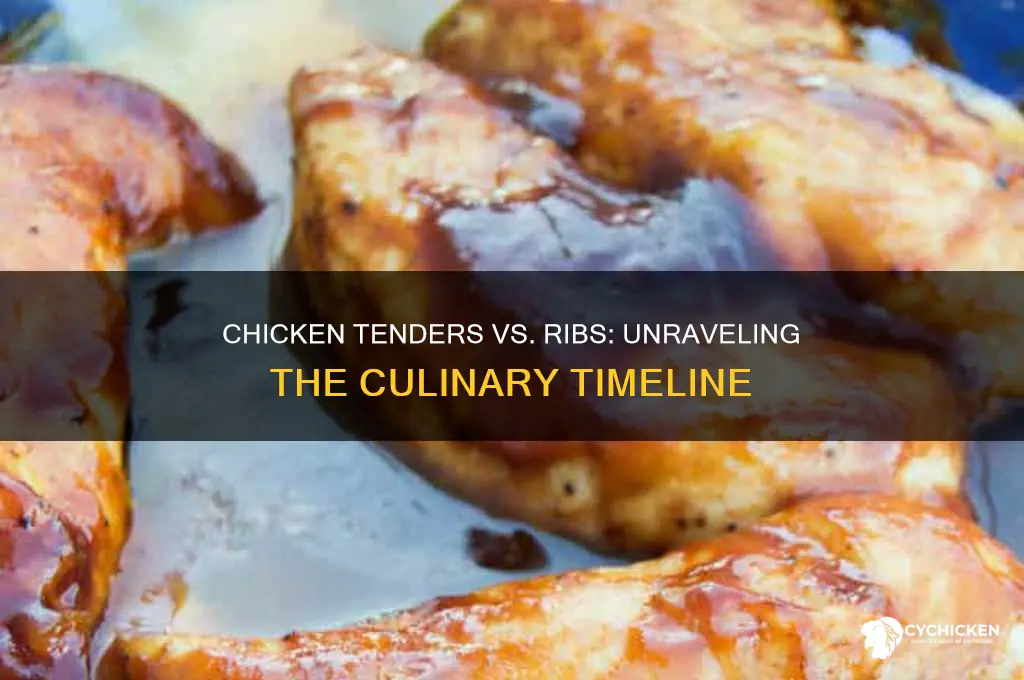 what came first chicken tenders or ribs