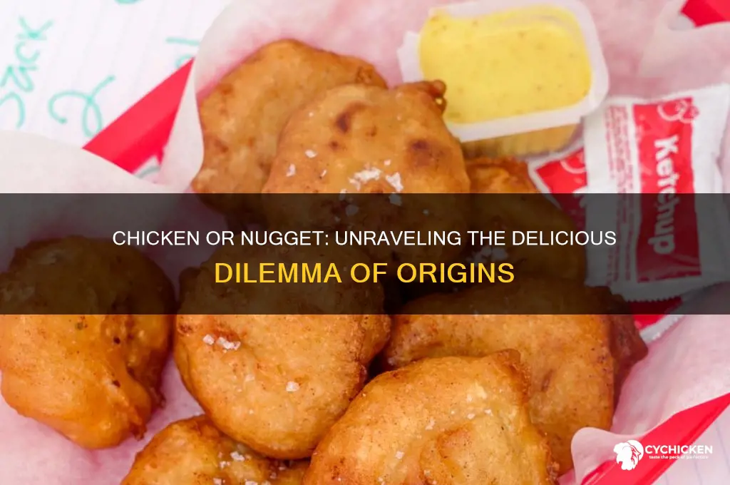 what came first the chicken or the nugget