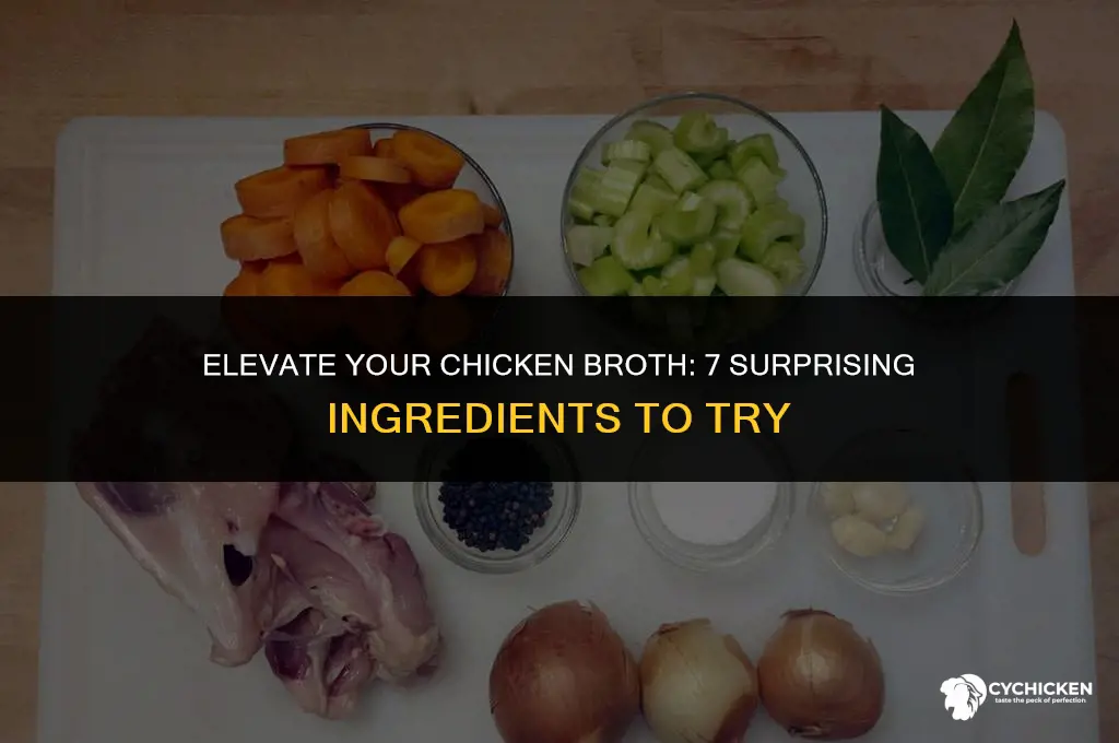 what can i add to chicken broth