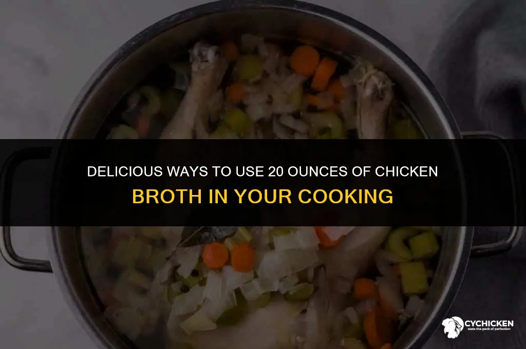 what can i do with 20 oz of chicken broth