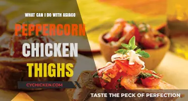 Delicious Asiago Peppercorn Chicken Thighs: Creative Recipes and Serving Ideas