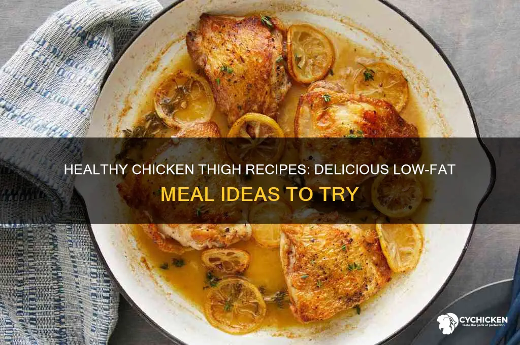 what can i do with chicken thighs delicious low fat