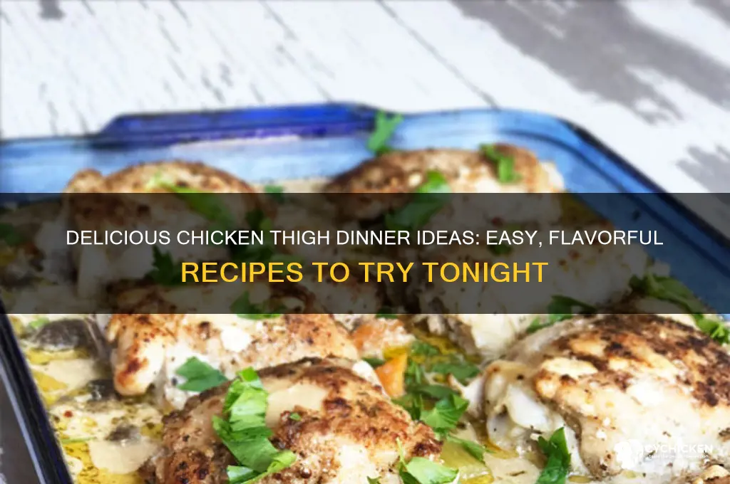 what can i do with chicken thighs for dinner