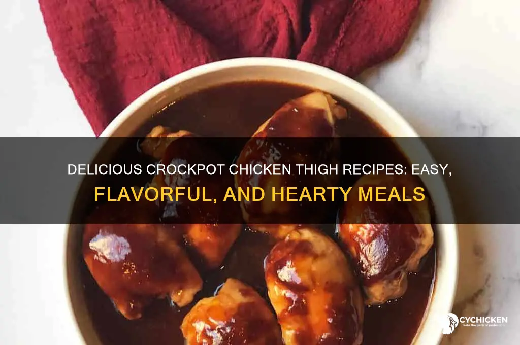 what can i make in a crockpot with chicken thighs