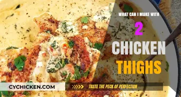 Delicious Chicken Thigh Recipes: Creative Meals with Just 2 Thighs