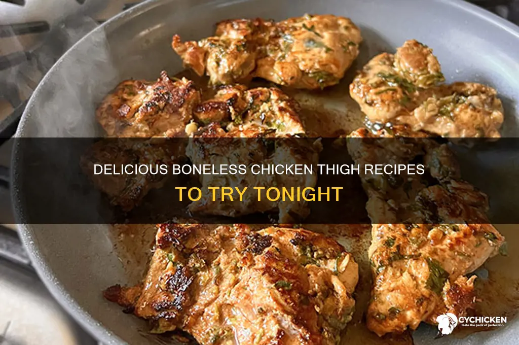 what can i make with boneless chicken thighs