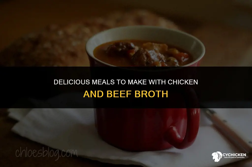 what can i make with chicken and beef broth