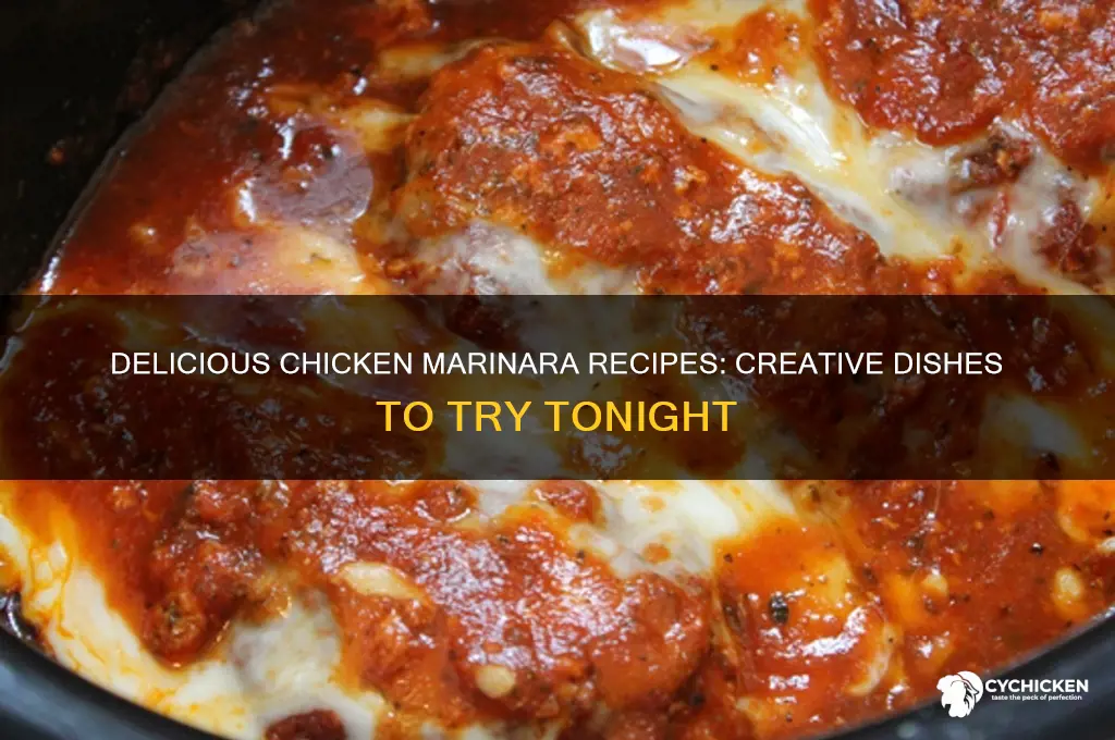 what can i make with chicken and marinara sauce