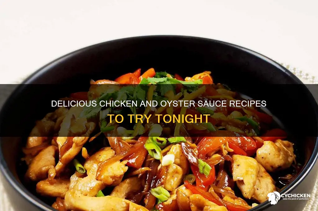 what can i make with chicken and oyster sauce