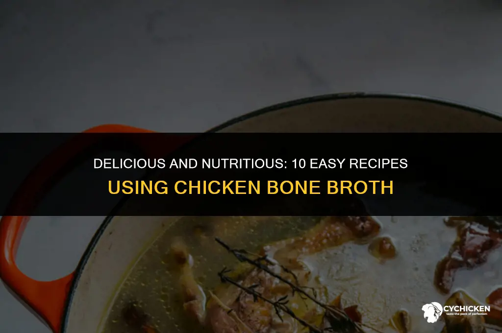 what can i make with chicken bone broth