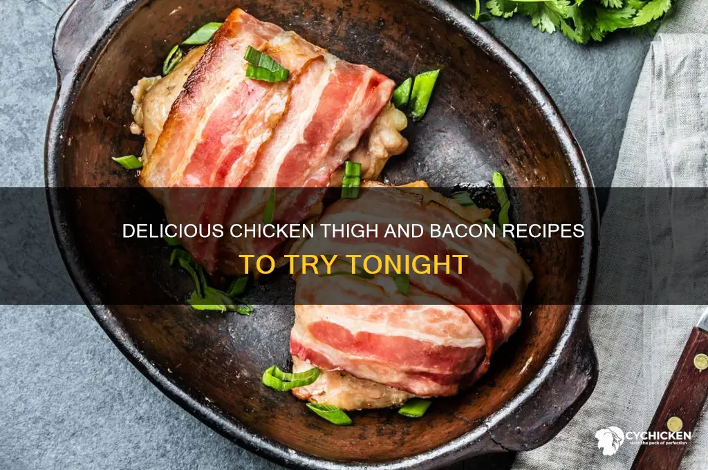 what can i make with chicken thighs and bacon