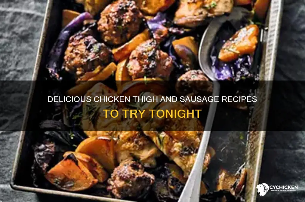 what can i make with chicken thighs and sausage