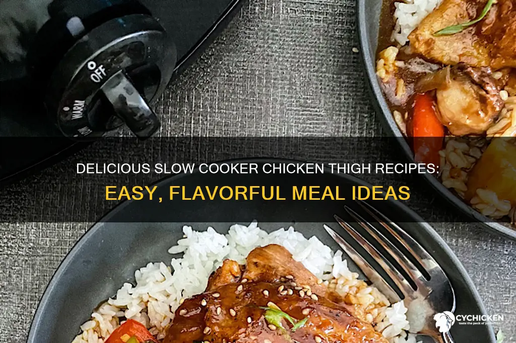 what can i make with chicken thighs in slow cooker