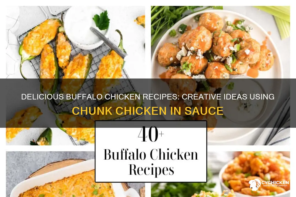 what can i make with chunk chicken in buffalo sauce