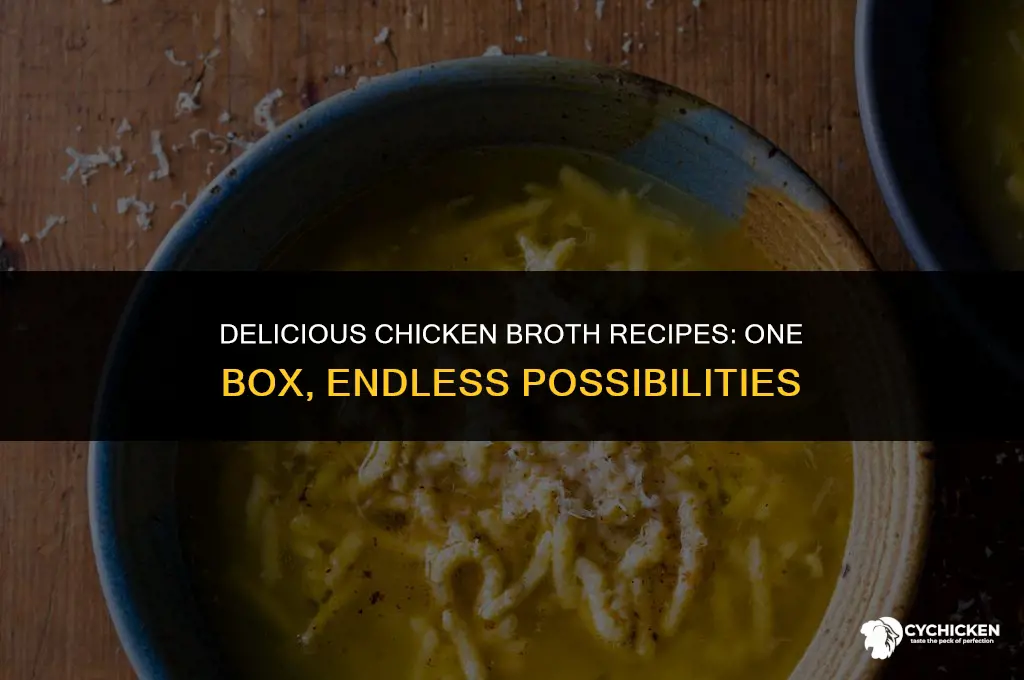 what can i make with one box of chicken broth