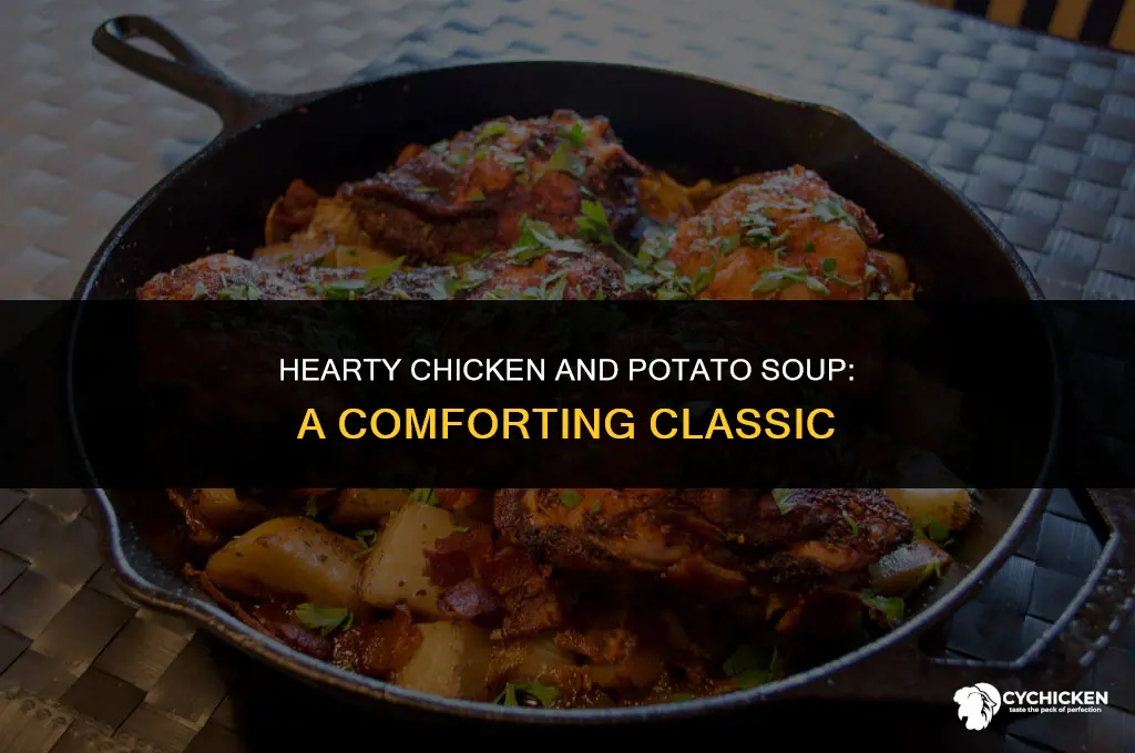 what can i make with potatoes and chicken broth